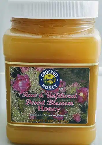 CROCKETT HONEY Desert Blossom Raw Crystalized Honey, OZ