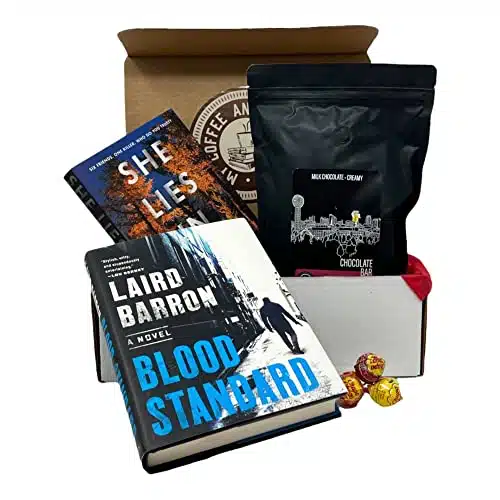 My Coffee And Book Club Monthly Subscription Box   Includes Acclaimed Fiction Books and Single Bag Whole Bean Coffee   For Book Lovers, Avid Readers