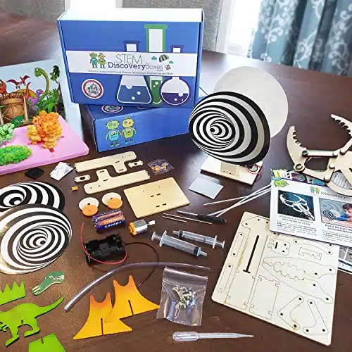 STEM Discovery Boxes Monthly Subscription Kit   onth Box   STEM Projects   Boys & Girls   Children Ages Teen   Educational Science Learning Toys & Lab Experiments Set   Perfect Kids Gift Crate