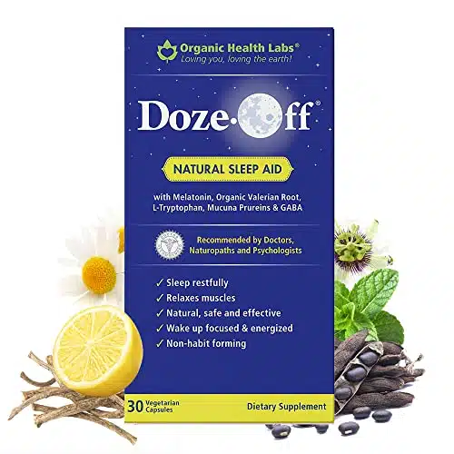 Doze Off Natural Sleep Aid, Veggie Capsules   Organic Health Labs