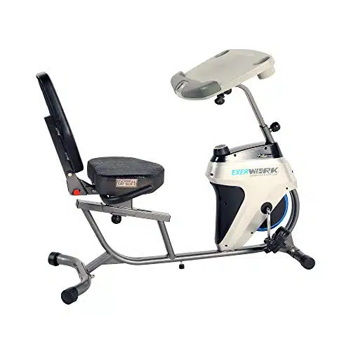 EXERPEUTIC Bluetooth ay Adjustable Desk Recumbent Exercise Bike