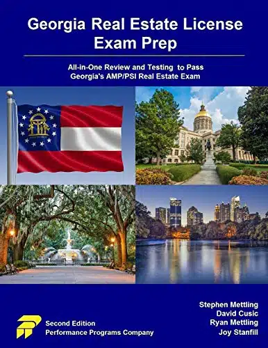 Georgia Real Estate License Exam Prep All in One Review and Testing to Pass Georgia's AMPPSI Real Estate Exam