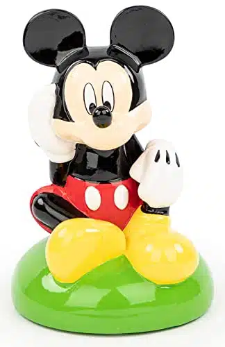 Jay Franco Disney Mickey Mouse Ceramic Coin Bank â Kids DÃ©cor Money Saving Piggy Bank