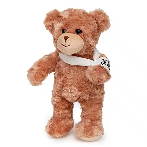 Jolitee Broken Arm Gifts for Kids Teddy Broken Arm Bear Get Well Stuffed Animal Teddy Bear Gifts for Kids with Broken Arm Adult for Left or Right Arm Cast Sling inches