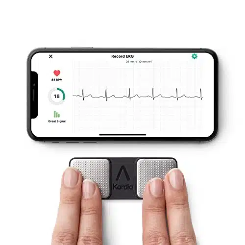 KardiaMobile Lead Personal EKG Monitor â Record EKGs at Home â Detects AFib and Irregular Arrhythmias â Instant Results in Seconds â Easy to Use â Works with Most Smartphones   FSAHSA Eligible