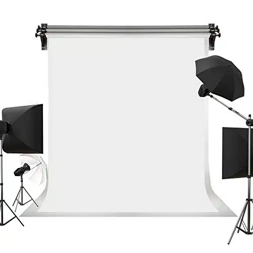 Kate ftÃft Solid White Backdrop Portrait Background for Photography Studio Children and Headshots Background for Photography Video and Television