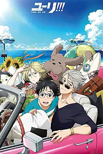 POSTER STOP ONLINE Yuri On Ice   MangaAnime TV Show Poster PosterPrint (The Cast in Car) (x )