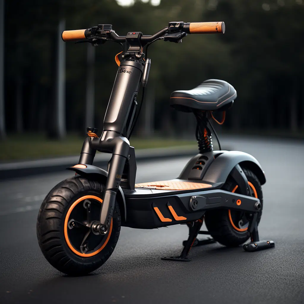 electric scooter with seat