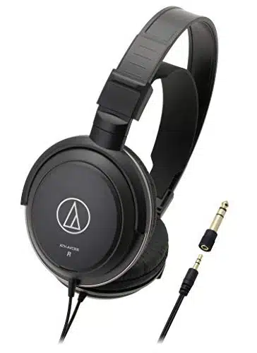 Audio Technica ATH AVCSonicPro Over Ear Closed Back Dynamic Headphones   , Black