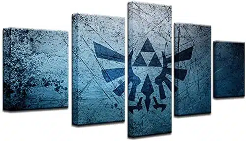 HAOSHUNDA Zelda Triforce Poster Home Decor Wall Art Panel Canvas Print Wall Art (xx,xinx,xinx)