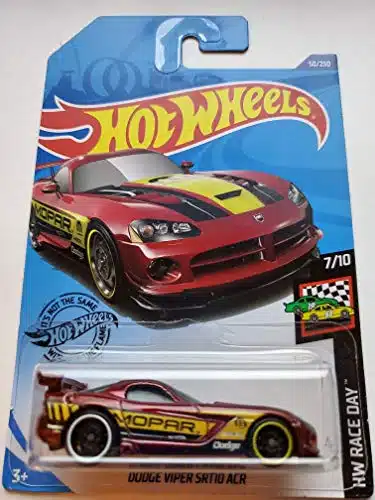 Hot Wheels Hw Race Day Dodge Viper SRTACR, Red