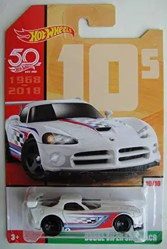 Hot Wheels s, White Dodge Viper SRTACR TH Anniversary