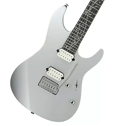 Ibanez TODTim Henson Signature Electric Guitar   Classic Silver