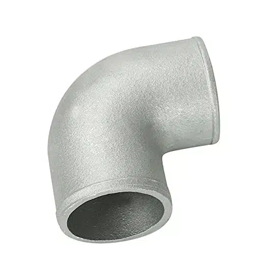 Inchinchinchinchinch Degree Cast Aluminum Elbow Tube Joiner Intercooler Turbo Tight Bend (in)