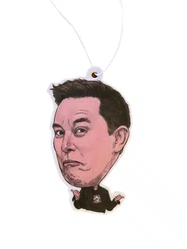 Scented Stars Elon Musk Hanging Car Air Freshener