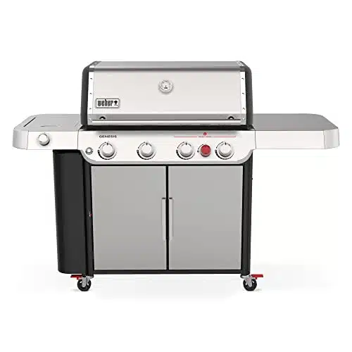 Weber Genesis S Liquid Propane Gas Grill, Stainless Steel