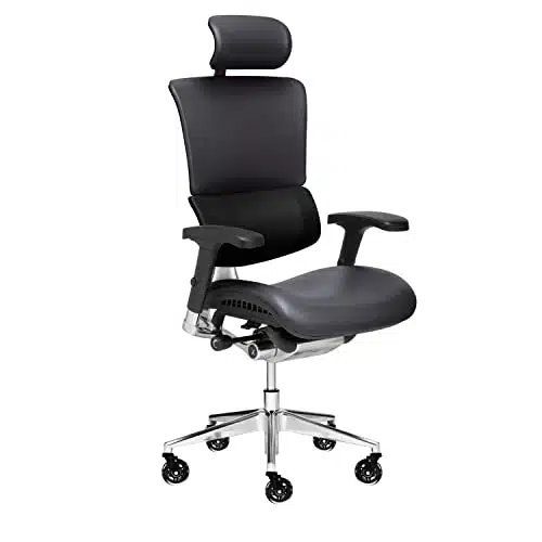 X Chair X Tech Executive Chair  High End Executive Chair with Cooling Gel M Foam SeatErgonomic Office Seat for Lower Back SupportSoft Brisa & A.T.R. FabricPerfect For Office Or Boardroom (Midnight)