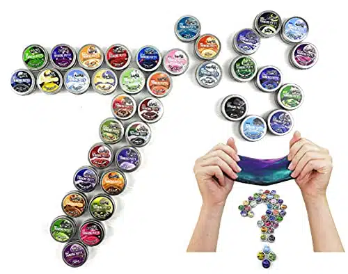 Crazy Aaron's Putty Mini Tins Lucky Surprise Gift Set Party Bundle   Pack (.oz Each) Assorted Colors