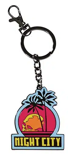 Dark Horse Deluxe Cyberpunk Night City Keychain, Multicolor