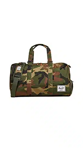 Herschel Novel Duffel Bag, Woodland CamoMulti Zip, Classic L