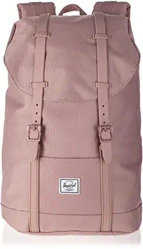 Herschel Retreat Backpack, Ash RoseAsh Rose Rubber, Classic L