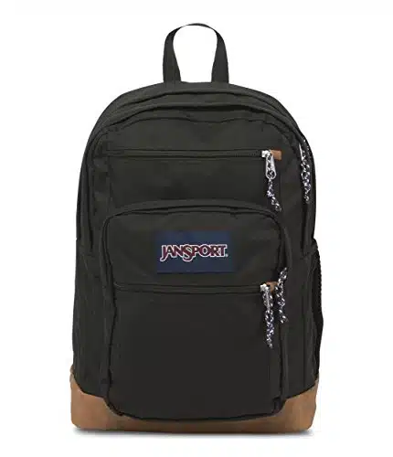 JanSport Cool Backpack, with inch Laptop Sleeve, Black   Large Computer Bag Rucksack with Compartments, Ergonomic Straps