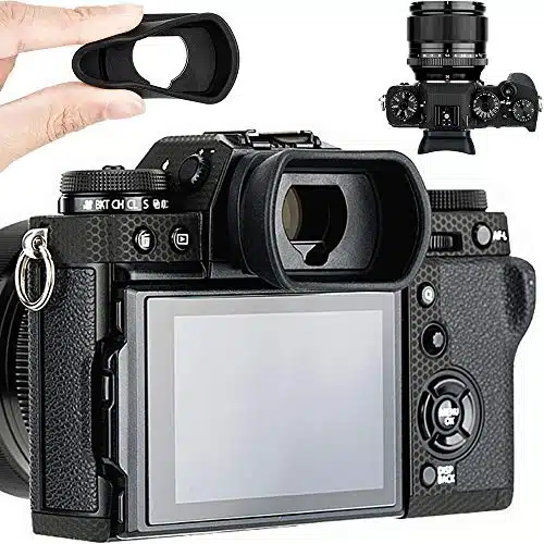 Soft Silicon Camera Viewfinder Eyecup Eyeshade for Fuji X HX HS X TX TX TX TX TXTXTXTXTX HGFXS GFXGFXS II Replaces Fuji EF XTL EC XTM EC XTS EC GFX EC XHW Eyepiece