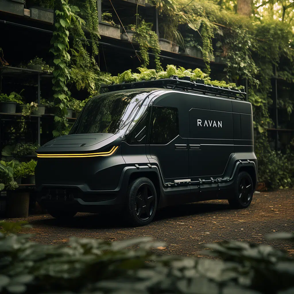 rivian amazon van