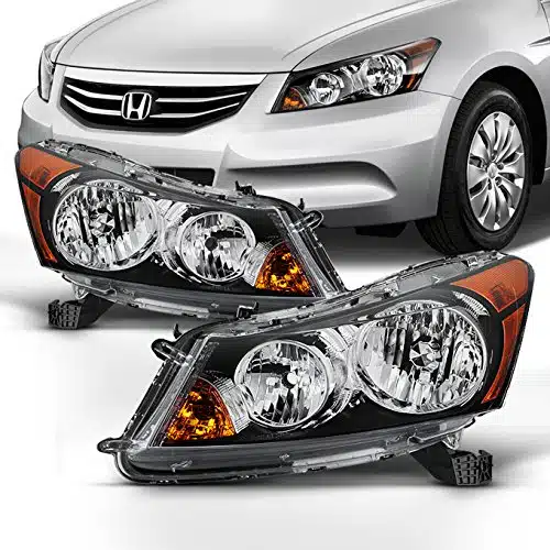 AKKON   For Door Sedan Honda Accord Driver & Passenger Side Headlights Headlamps