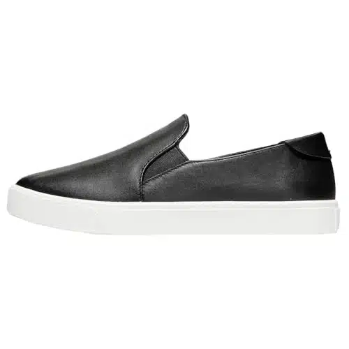 Cole Haan womens Grandpro Spectator Slip on Sneaker, Black LeatherOptic White,