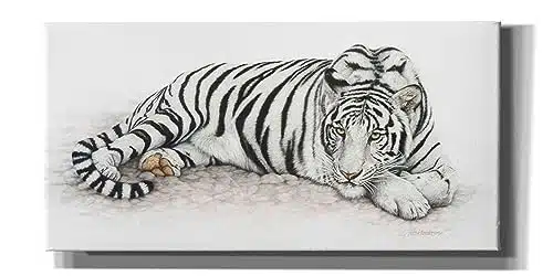 Epic Graffiti 'Siberian Tiger' by Jan Henderson, Giclee Canvas Wall Art, x