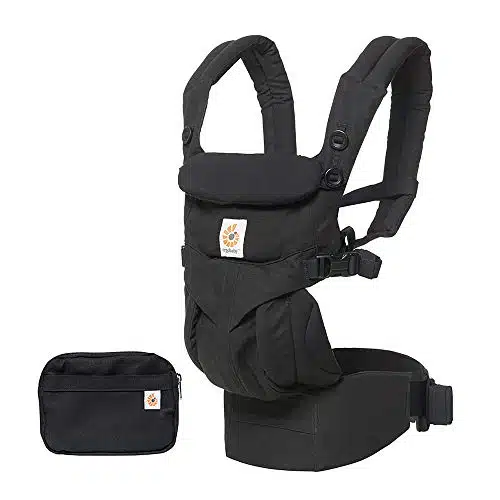 Ergobaby Omni All Position Baby Carrier for Newborn to Toddler with Lumbar Support (Pounds), Pure Black, Count (Pack of )