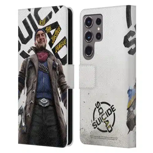 Head Case Designs Officially Licensed Suicide Squad Kill The Justice League Captain Boomerang Key Art Leather Book Wallet Case Cover Compatible with Samsung Galaxy SUltra G