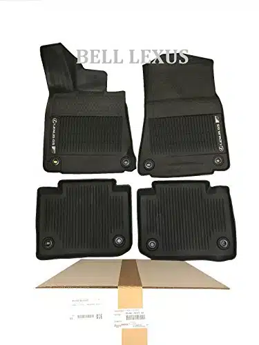 LEXUS OEM FACTORY ALL WEATHER FLOOR MAT LINER SET GSF GSRWD BLACK