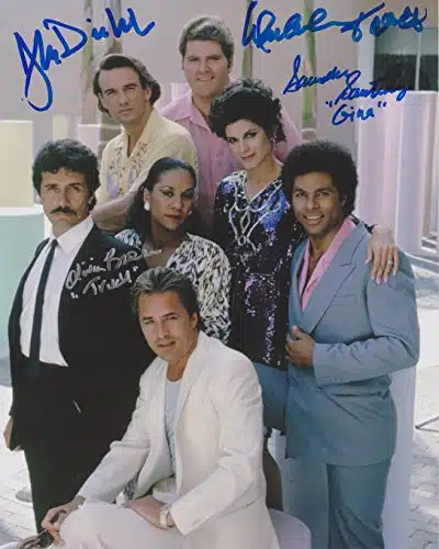 Miami Vice Cast of Original Autographed xPhoto