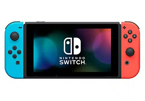 Nintendo Switch VGame Console   Black (HAC ( ) w OEM BlueRed Joycon (Renewed)