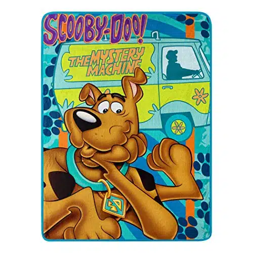 Northwest Scooby Doo Micro Raschel Throw Blanket, x , Whole Gang