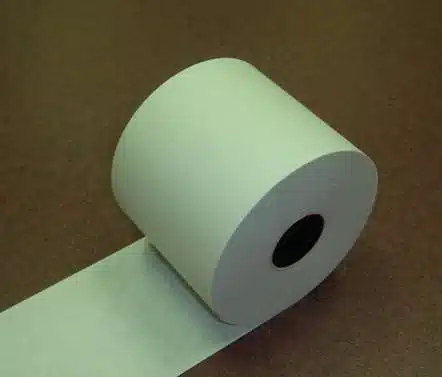 Sams ER , ER , ER , ER LB and ER II Cash Register Paper Rolls, Bond, (mm) X Ft. Case of Rolls Y