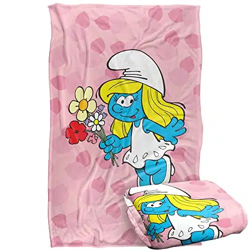 The Smurfs Blanket, xSmurfette Silky Touch Super Soft Throw Blanket