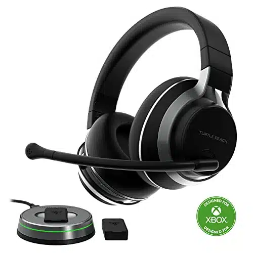 Turtle Beach Stealth Pro Multiplatform Wireless Noise Cancelling Gaming Headset for Xbox Series XS, Xbox One, PS, PS, PC, Mac, Switch, & Mobile  mm Speakers, Bluetooth, Dual B