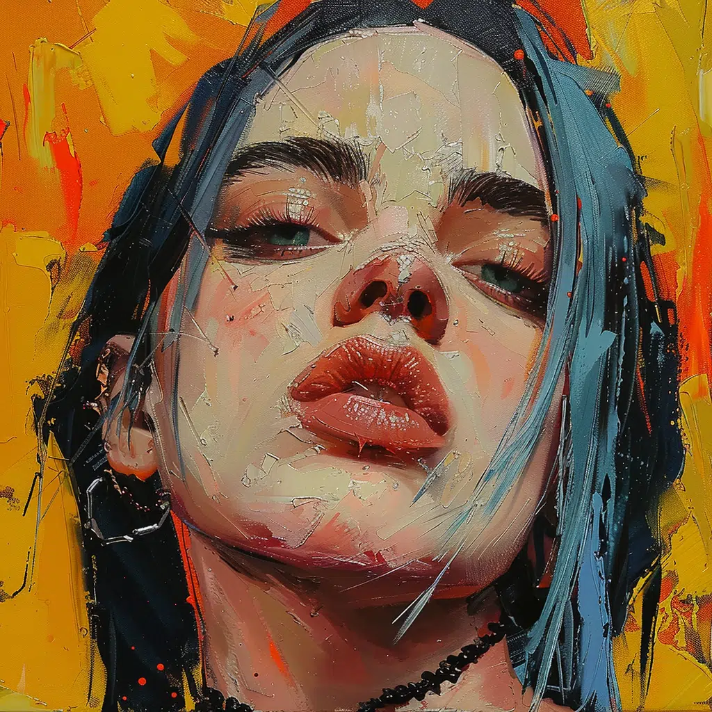 billie eilish ai art