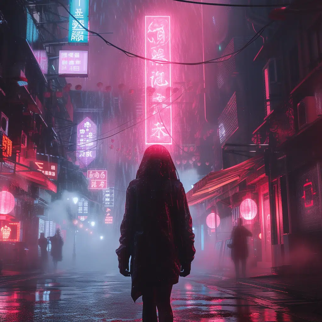 cyberpunk aesthetic