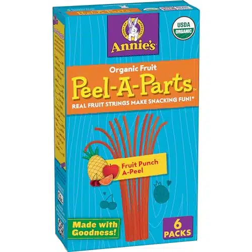 Annie's Organic Peel A Parts Fruit Flavored Snacks, Fruit Punch A Peel, Gluten Free, ct., oz.