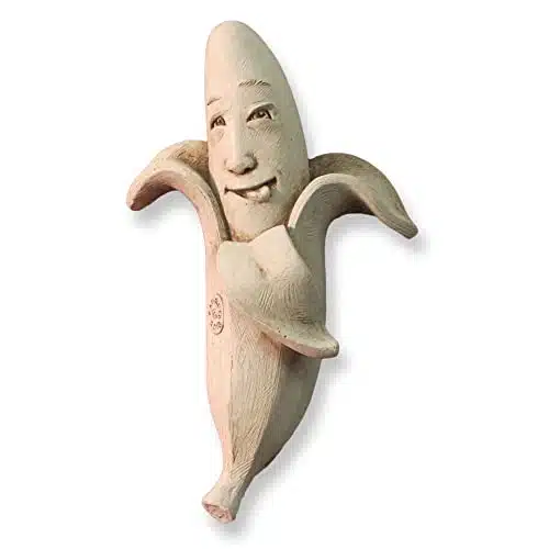 Carruth Studio, Going Bananas Figurine, Original Sculpture Handcrafted in Stone, Artisan Made