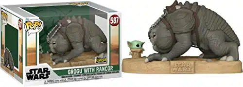 Funko Star Wars The Book of Boba Fett Super Sized Jumbo POP! Vinyl Figurine Grogu with Rancor cm