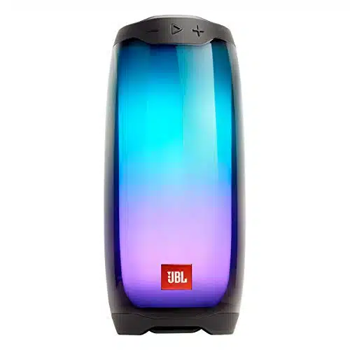 JBL Pulse   Waterproof Portable Bluetooth Speaker with Light Show   Black