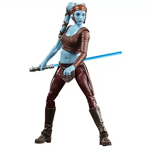 STAR WARS The Black Series Aayla Secura Toy Inch Scale Attack of The Clones Collectible Action Figure, Toys for Kids Ages and Up