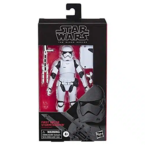 STAR WARS The Black Series First Order Stormtrooper Toy Scale The Last Jedi Collectible Action Figure, & Up