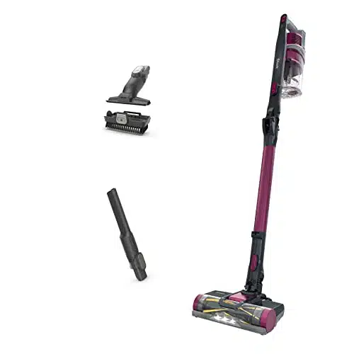 Shark IZH Pet Plus Cordless Stick Vacuum with Self Cleaning Brushroll, PowerFins, MultiFLEX, Rechargeable, Lightweight, Crevice Tool & Pet Multi Tool, min Runtime, Raspberry