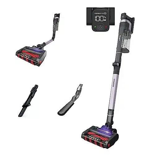 Shark IZH Stratos Cordless Vacuum with Clean Sense IQ and Odor Neutralizer, DuoClean PowerFins HairPro, Includes Duster Crevice Tool & Anti Allergen Brush, Up to inute Runtime